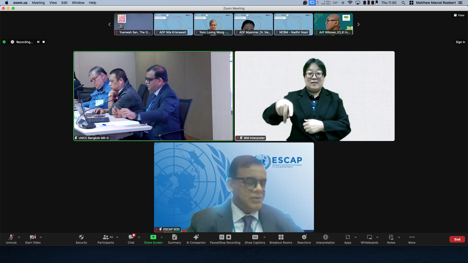 ASEAN Disability Forum Hybrid Side Event “Social Inclusion in Climate Change : Future Road Map in Southeast Asia For The 11th Asia-Pacific Forum on Sustainable Development (APFSD)”